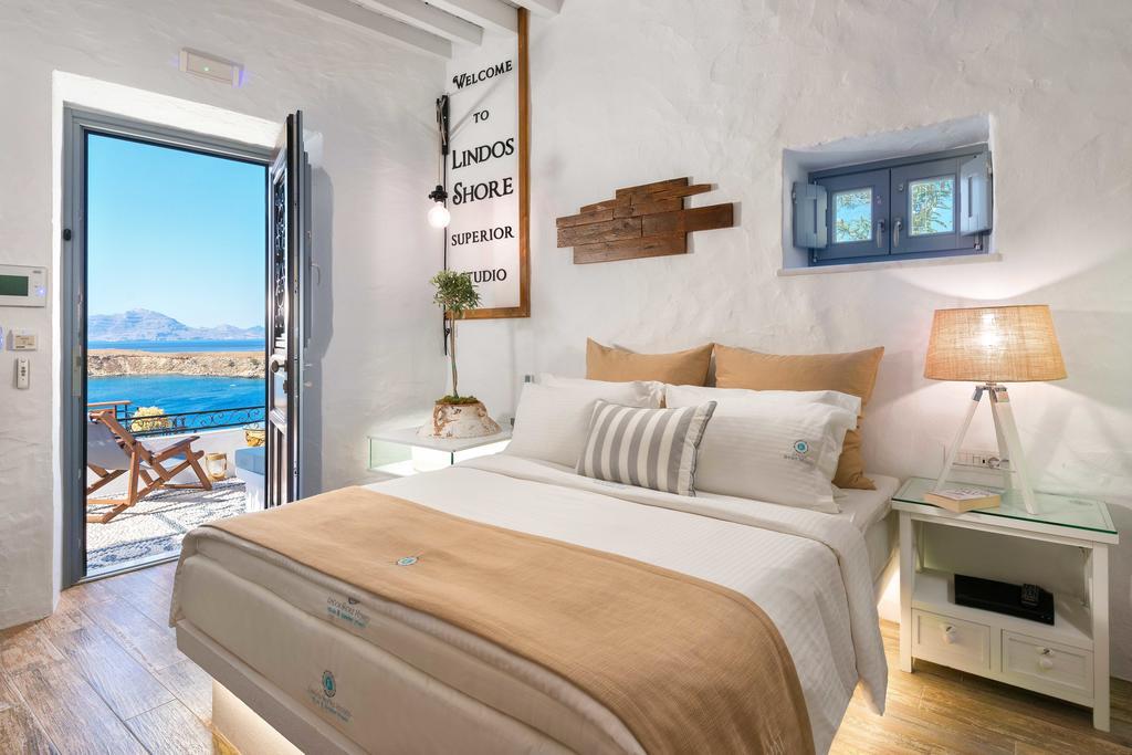 Lindos Shore Superior Studio (Adults Only) Esterno foto